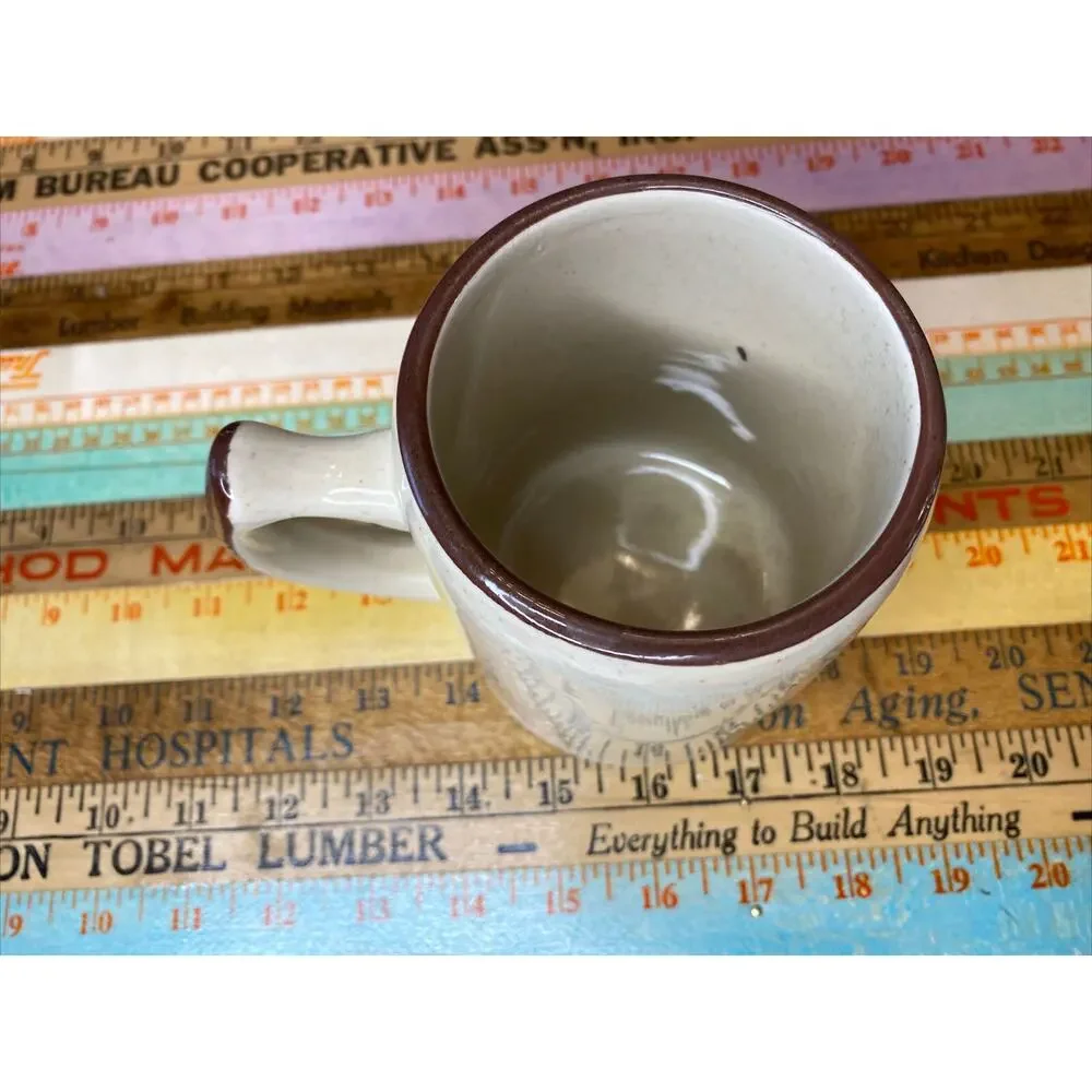VINTAGE Outer Banks NC Nags Head Ceramic Beer Stein Coffee Mug OBX Hatteras